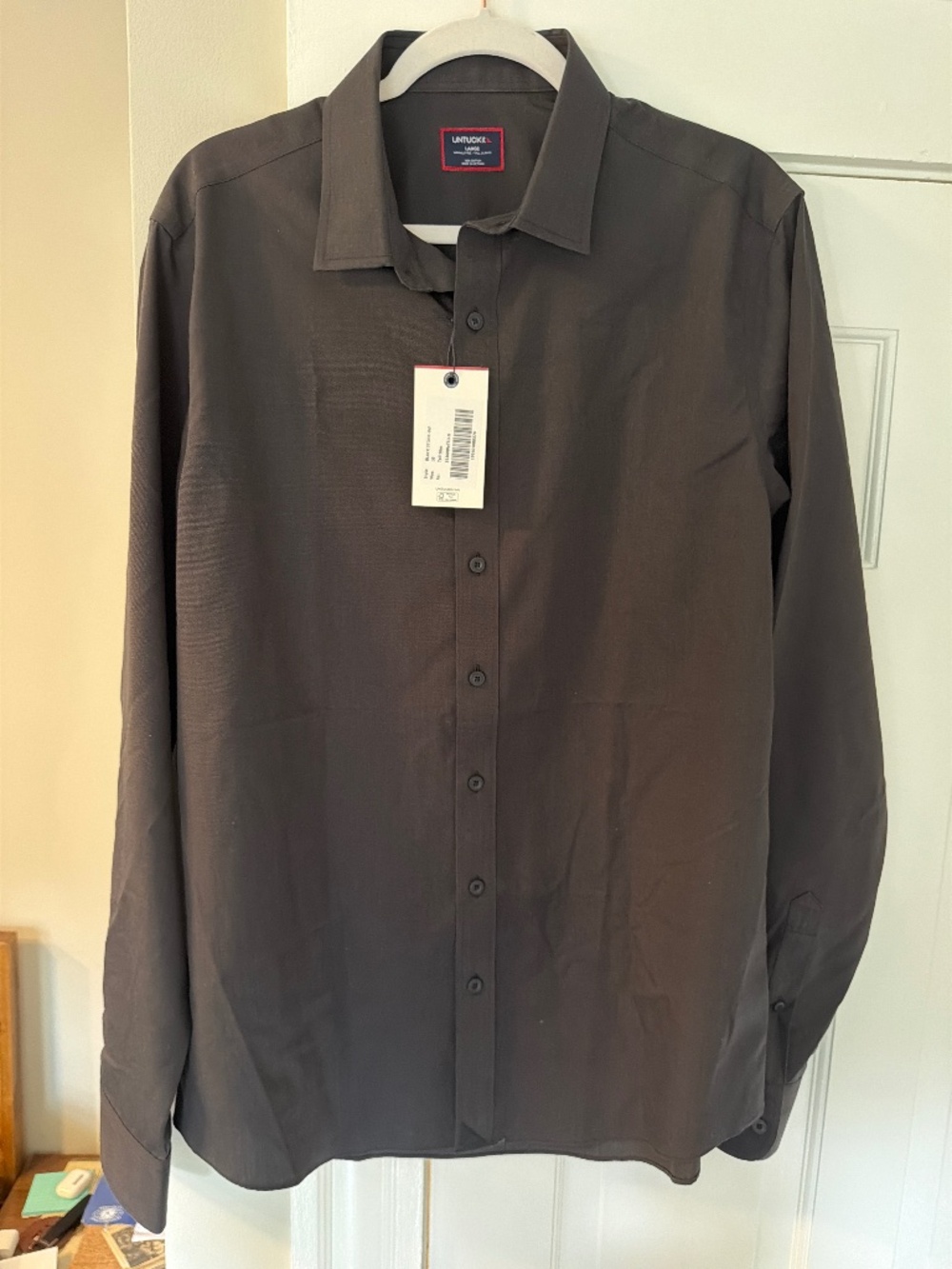 Untuck it dress shirt in Blackstone